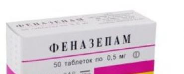 Феназепам: инструкция по применению, аналоги и отзывы, цены в аптеках России
